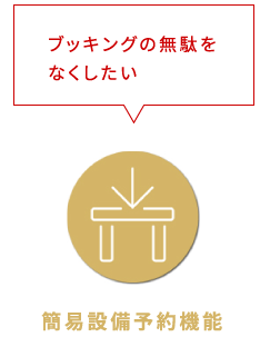 ブッキングの無駄をなくしたい